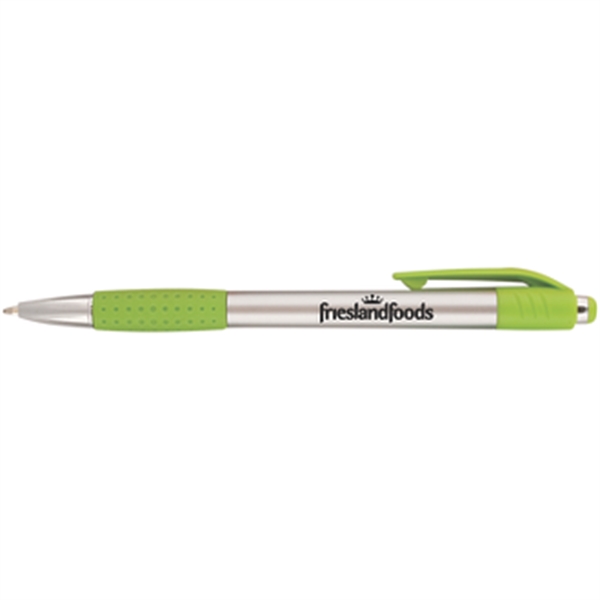 Silver Pen w/ Colored Gripper - Silver Pen w/ Colored Gripper - Image 2 of 7