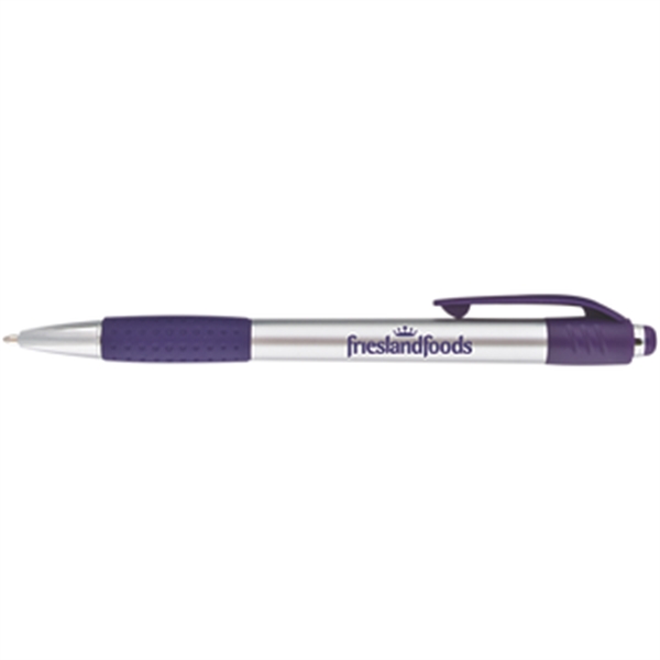 Silver Pen w/ Colored Gripper - Silver Pen w/ Colored Gripper - Image 6 of 7