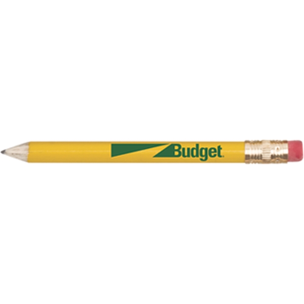 Round Wooden Golf Pencil with Eraser - Round Wooden Golf Pencil with Eraser - Image 5 of 5