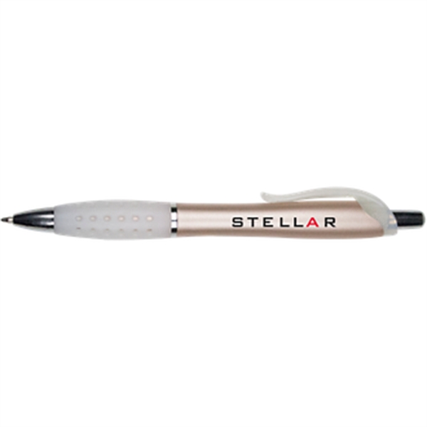 Pearlescent Pen w/Black Gripper - Pearlescent Pen w/Black Gripper - Image 1 of 10