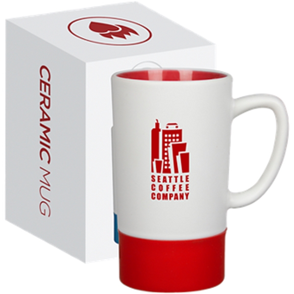 16 oz  Ceramic Mug with Silicone Accent - 16 oz  Ceramic Mug with Silicone Accent - Image 4 of 4
