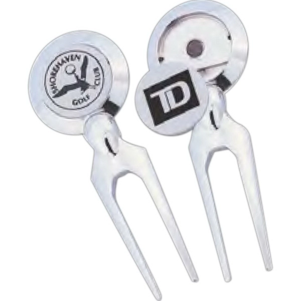 Woodbury™ Chrome-Plated Divot Fixer - Woodbury™ Chrome-Plated Divot Fixer - Image 0 of 1