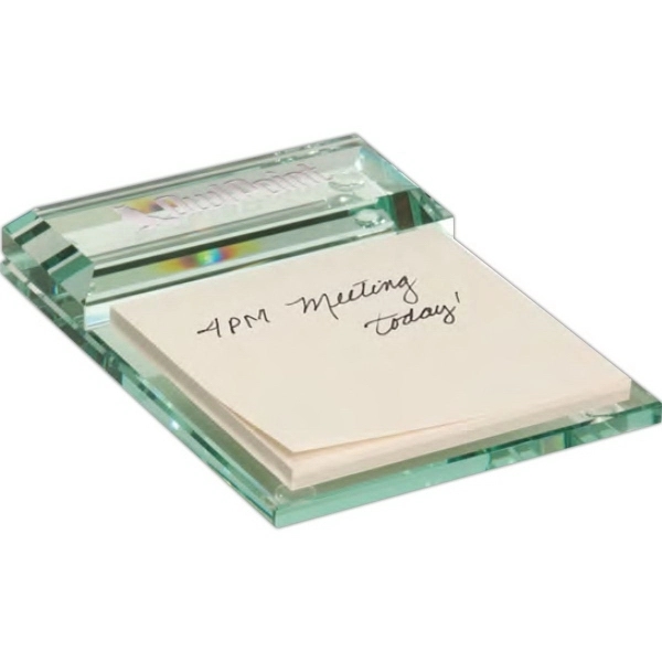 Atrium Glass Message Pad Holder - Atrium Glass Message Pad Holder - Image 0 of 3