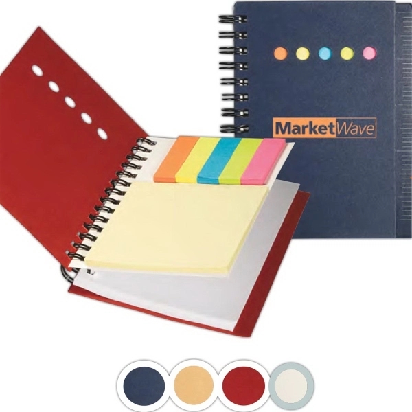 Eco Mini Sticky Book™ with Ruler - Eco Mini Sticky Book™ with Ruler - Image 0 of 5