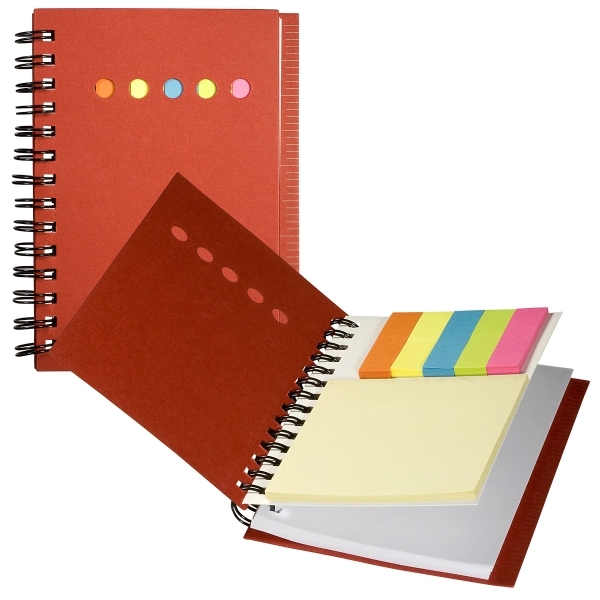 Eco Mini Sticky Book™ with Ruler - Eco Mini Sticky Book™ with Ruler - Image 4 of 5