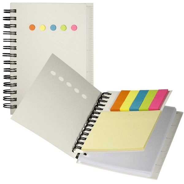 Eco Mini Sticky Book™ with Ruler - Eco Mini Sticky Book™ with Ruler - Image 5 of 5