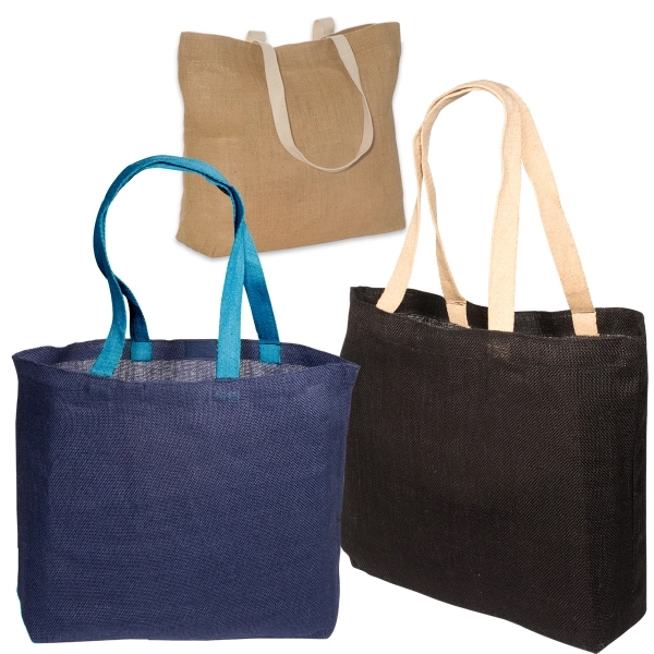 Eco-Green Jute Tote - Eco-Green Jute Tote - Image 0 of 6