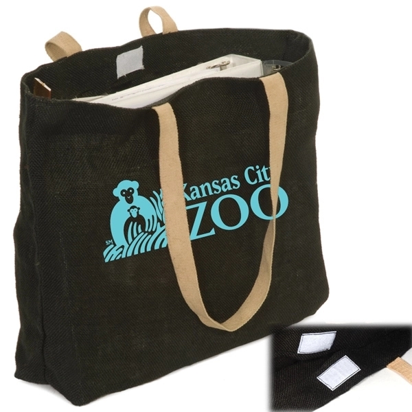 Eco-Green Jute Tote - Eco-Green Jute Tote - Image 5 of 6