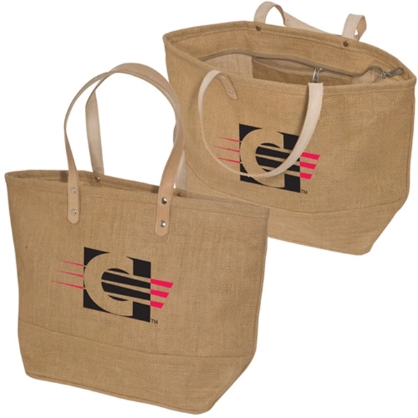 Hamptons Jute Tote - Hamptons Jute Tote - Image 1 of 6