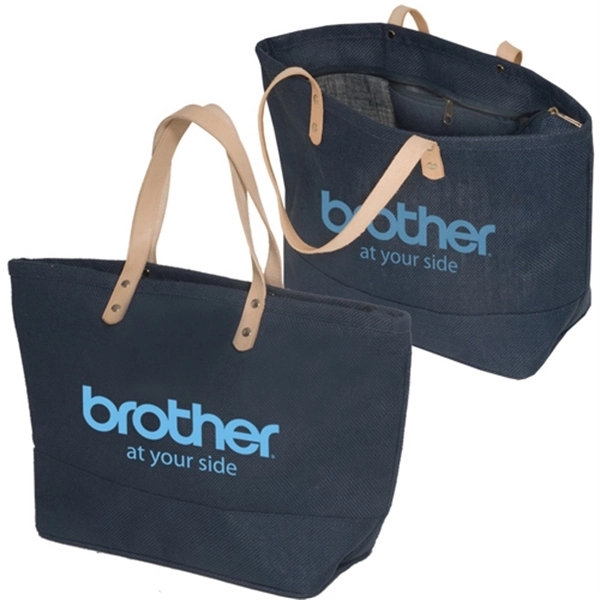 Hamptons Jute Tote - Hamptons Jute Tote - Image 3 of 6