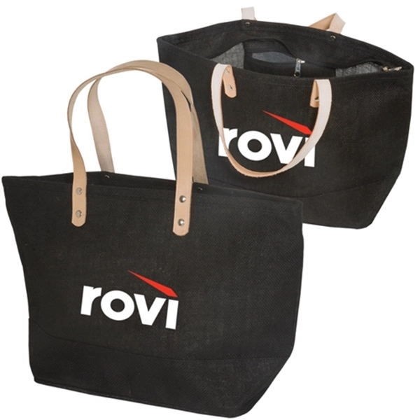 Hamptons Jute Tote - Hamptons Jute Tote - Image 5 of 6
