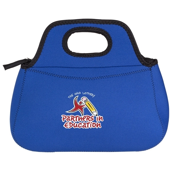 Zippered Neoprene Lunch Tote - Zippered Neoprene Lunch Tote - Image 1 of 10