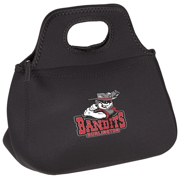 Zippered Neoprene Lunch Tote - Zippered Neoprene Lunch Tote - Image 2 of 10