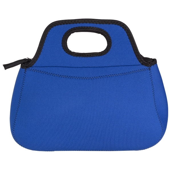 Zippered Neoprene Lunch Tote - Zippered Neoprene Lunch Tote - Image 7 of 10
