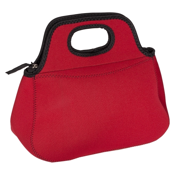 Zippered Neoprene Lunch Tote - Zippered Neoprene Lunch Tote - Image 9 of 10