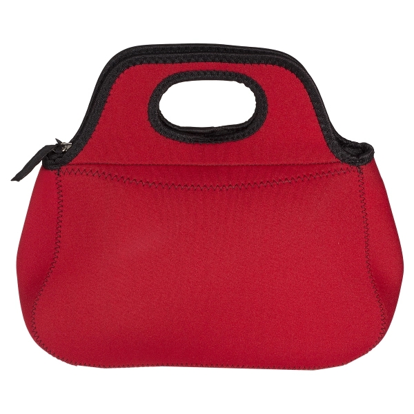 Zippered Neoprene Lunch Tote - Zippered Neoprene Lunch Tote - Image 10 of 10