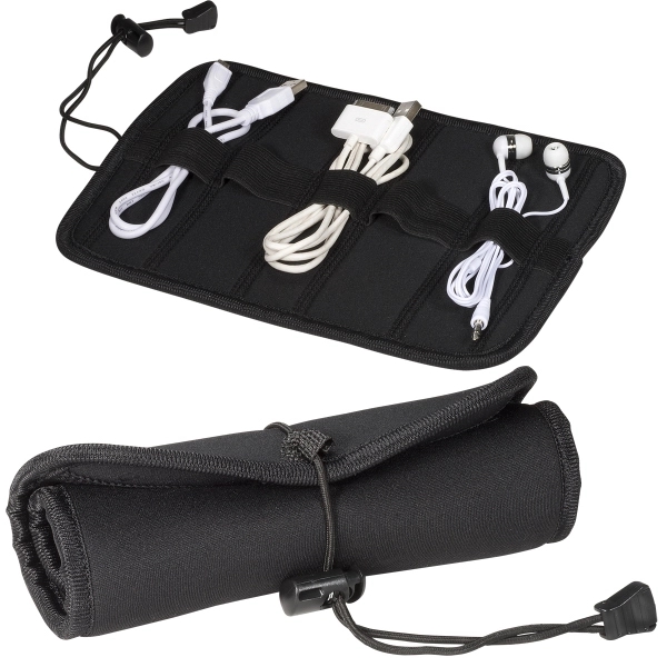 Neoprene Roll-Up Tech Case - Neoprene Roll-Up Tech Case - Image 1 of 4
