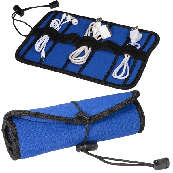 Neoprene Roll-Up Tech Case - Neoprene Roll-Up Tech Case - Image 2 of 4