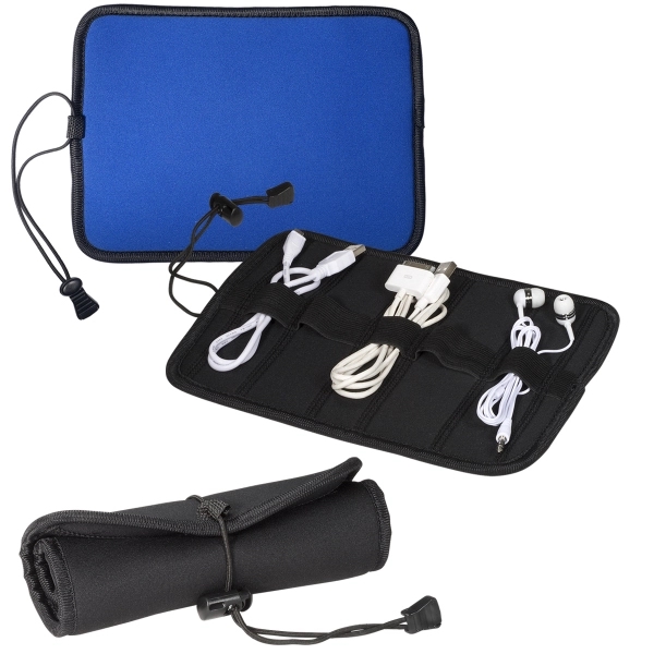 Neoprene Roll-Up Tech Case - Neoprene Roll-Up Tech Case - Image 3 of 4