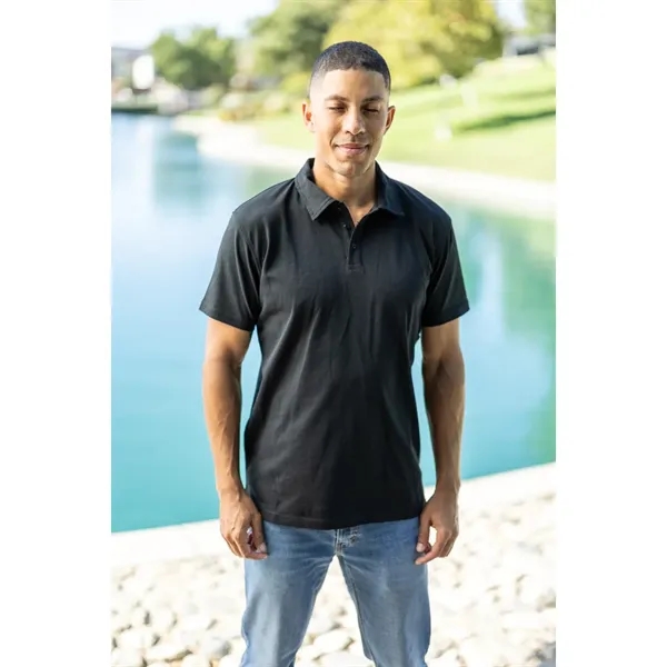 TERRA THREAD® Men's Cotton Polo Shirt GOTS & Fair Trade - TERRA THREAD® Men's Cotton Polo Shirt GOTS & Fair Trade - Image 0 of 9