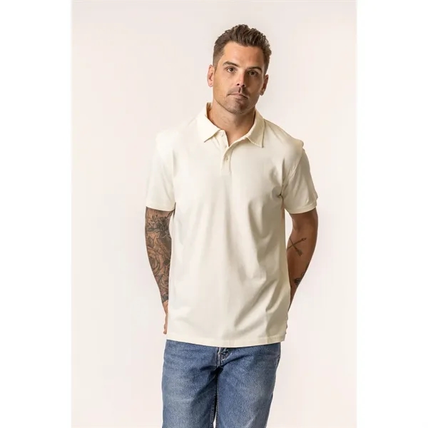 TERRA THREAD® Men's Cotton Polo Shirt GOTS & Fair Trade - TERRA THREAD® Men's Cotton Polo Shirt GOTS & Fair Trade - Image 5 of 9