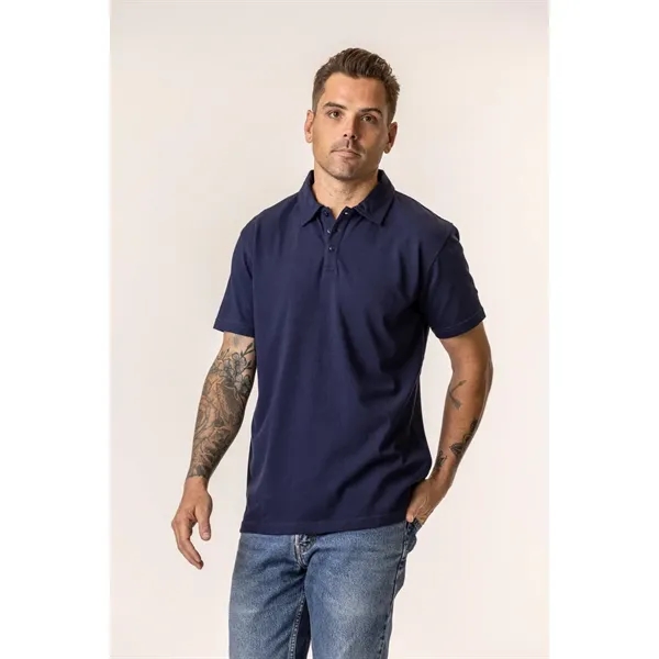 TERRA THREAD® Men's Cotton Polo Shirt GOTS & Fair Trade - TERRA THREAD® Men's Cotton Polo Shirt GOTS & Fair Trade - Image 7 of 9