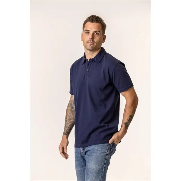 TERRA THREAD® Men's Cotton Polo Shirt GOTS & Fair Trade - TERRA THREAD® Men's Cotton Polo Shirt GOTS & Fair Trade - Image 8 of 9