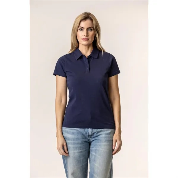 TERRA THREAD® Women's Cotton Polo Shirt GOTS & Fair Trade - TERRA THREAD® Women's Cotton Polo Shirt GOTS & Fair Trade - Image 2 of 10