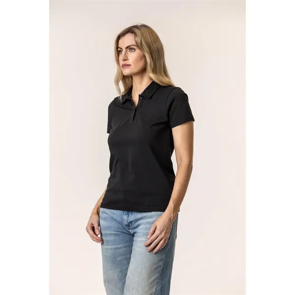 TERRA THREAD® Women's Cotton Polo Shirt GOTS & Fair Trade - TERRA THREAD® Women's Cotton Polo Shirt GOTS & Fair Trade - Image 9 of 10