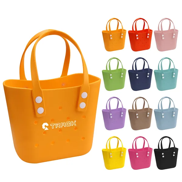 Medium EVA Hole Beach Tote Bag Grocery Storage