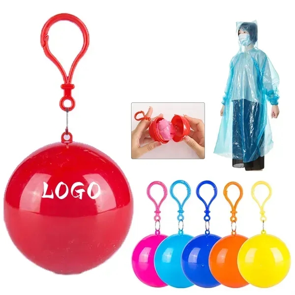 Spherical Disposable Emergency Raincoat Ball - Spherical Disposable Emergency Raincoat Ball - Image 0 of 2