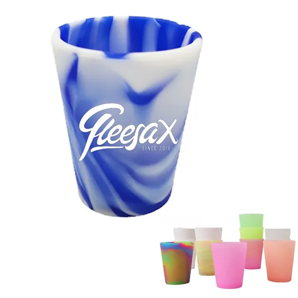 1.3 oz Unbreakable Silicone Wave Pint Cup - 1.3 oz Unbreakable Silicone Wave Pint Cup - Image 0 of 7
