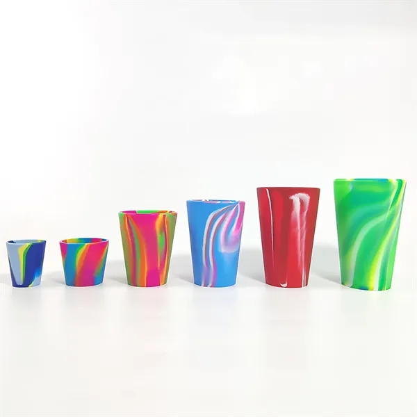 1.3 oz Unbreakable Silicone Wave Pint Cup - 1.3 oz Unbreakable Silicone Wave Pint Cup - Image 3 of 7