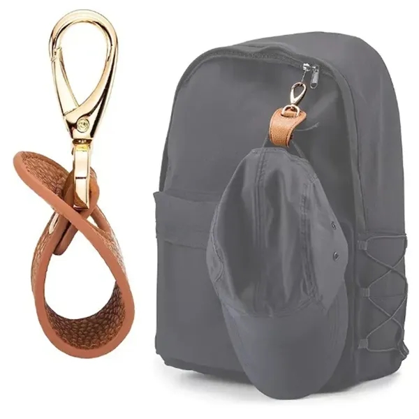 Bag Hat PU Leather Clip - Bag Hat PU Leather Clip - Image 2 of 4