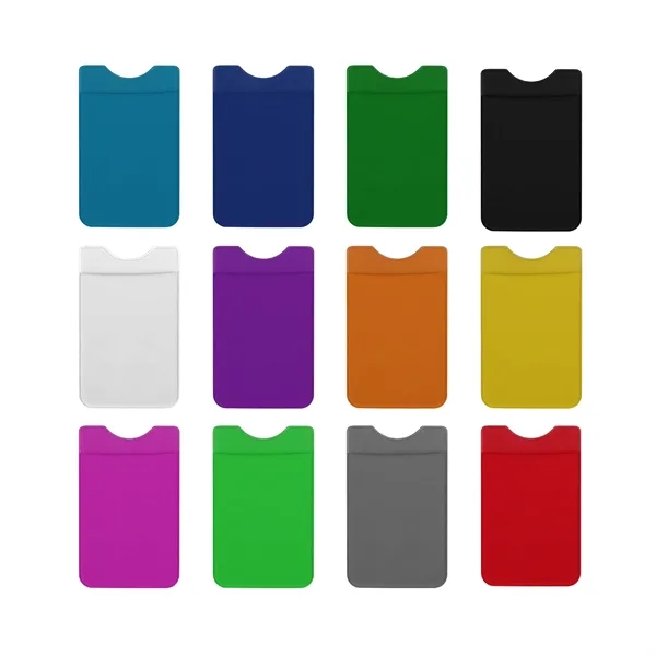 Adhesive Cell Phone Wallet Card Holder Various Colors - Adhesive Cell Phone Wallet Card Holder Various Colors - Image 1 of 3