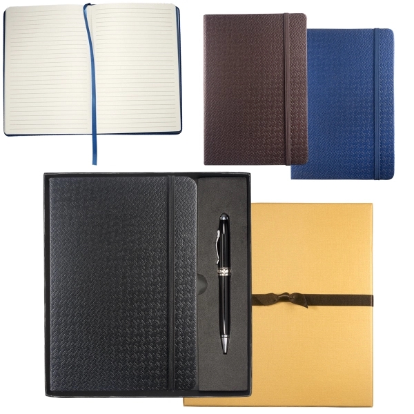 Textured Tuscany™ Journal & Executive Stylus Pen Set - Textured Tuscany™ Journal & Executive Stylus Pen Set - Image 0 of 5