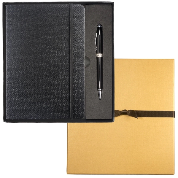 Textured Tuscany™ Journal & Executive Stylus Pen Set - Textured Tuscany™ Journal & Executive Stylus Pen Set - Image 1 of 5