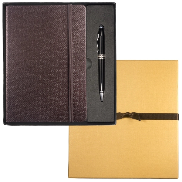 Textured Tuscany™ Journal & Executive Stylus Pen Set - Textured Tuscany™ Journal & Executive Stylus Pen Set - Image 3 of 5