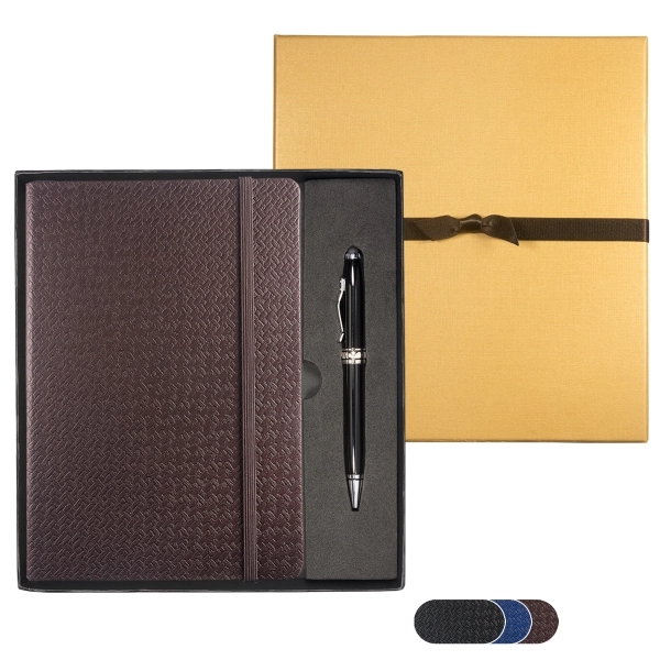 Textured Tuscany™ Journal & Executive Stylus Pen Set - Textured Tuscany™ Journal & Executive Stylus Pen Set - Image 4 of 5