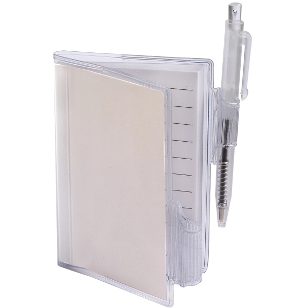Clear-View Jotter with Pen - Clear-View Jotter with Pen - Image 1 of 9