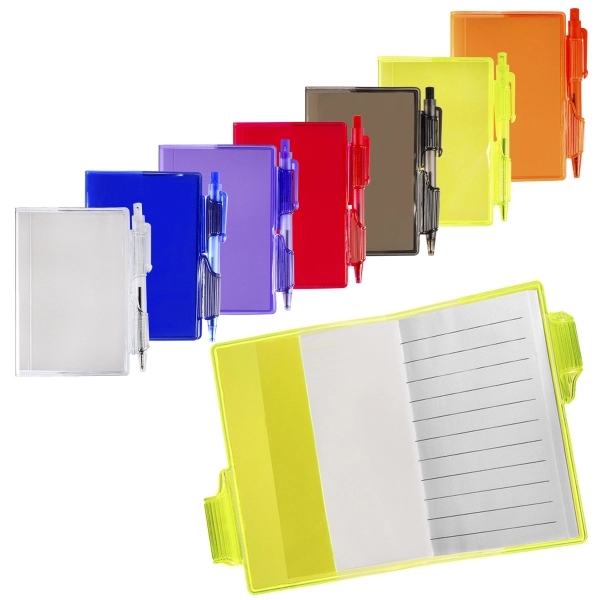 Clear-View Jotter with Pen - Clear-View Jotter with Pen - Image 3 of 9