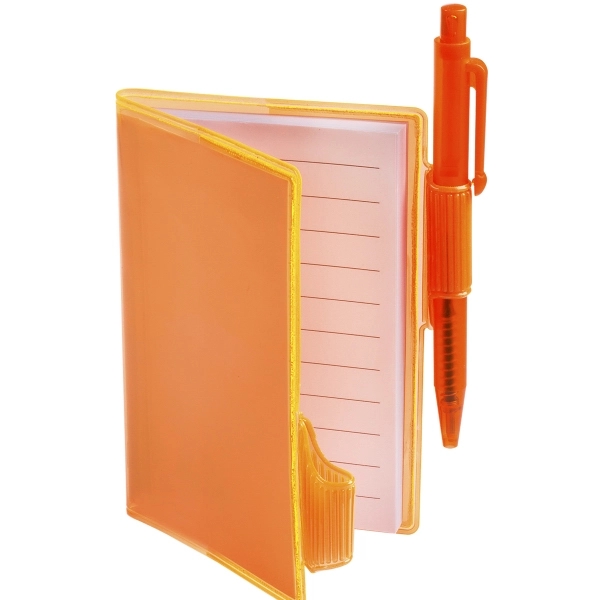 Clear-View Jotter with Pen - Clear-View Jotter with Pen - Image 6 of 9
