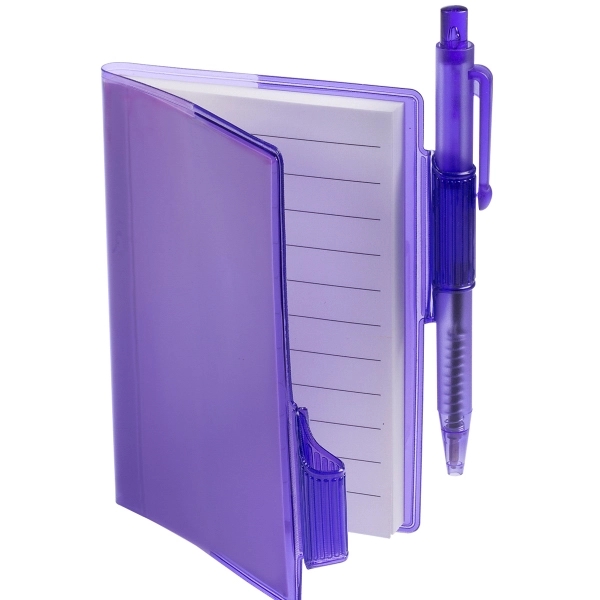 Clear-View Jotter with Pen - Clear-View Jotter with Pen - Image 7 of 9