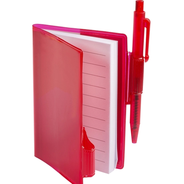Clear-View Jotter with Pen - Clear-View Jotter with Pen - Image 8 of 9