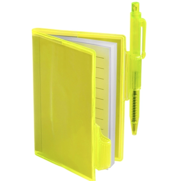 Clear-View Jotter with Pen - Clear-View Jotter with Pen - Image 9 of 9