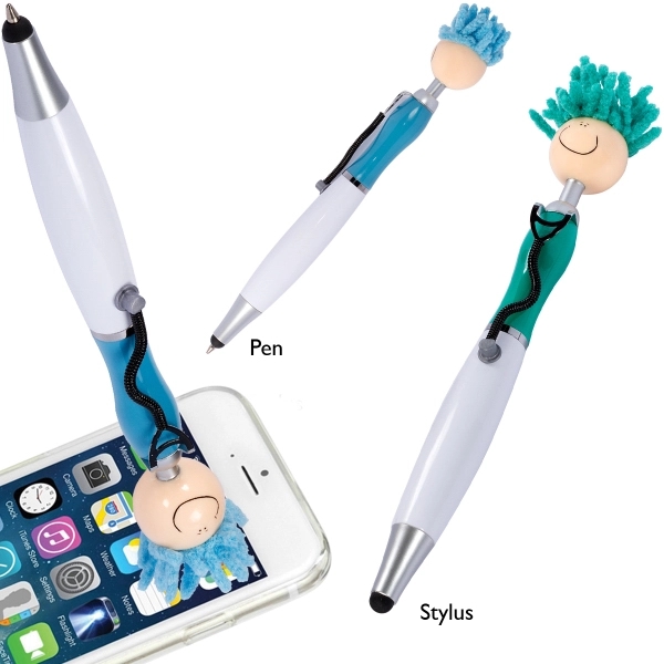 MopToppers® Screen Cleaner with Stethoscope Stylus Pen - MopToppers® Screen Cleaner with Stethoscope Stylus Pen - Image 2 of 9