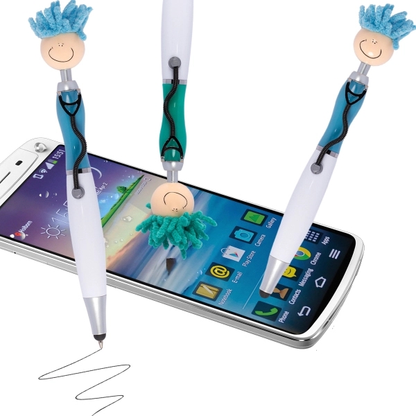 MopToppers® Screen Cleaner with Stethoscope Stylus Pen - MopToppers® Screen Cleaner with Stethoscope Stylus Pen - Image 3 of 9