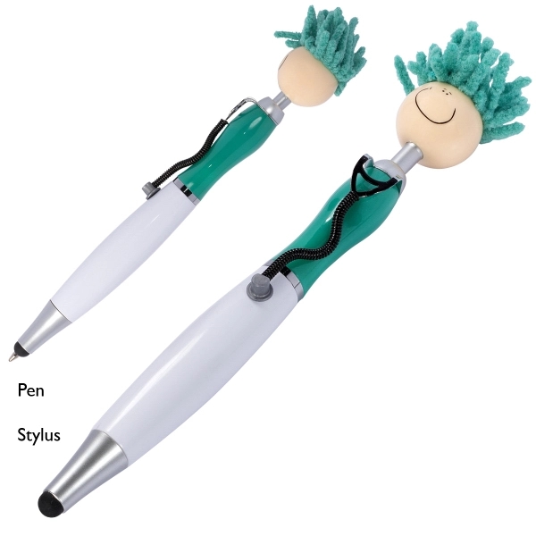 MopToppers® Screen Cleaner with Stethoscope Stylus Pen - MopToppers® Screen Cleaner with Stethoscope Stylus Pen - Image 5 of 9