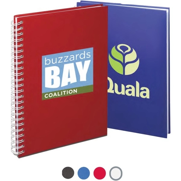 Hardcover Spiral Notebook - Hardcover Spiral Notebook - Image 0 of 6