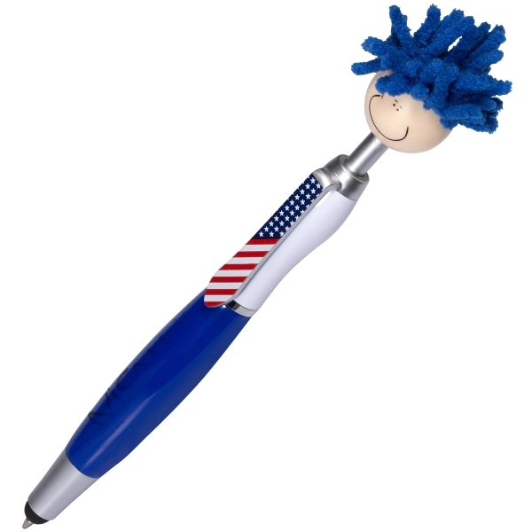 Patriotic MopToppers® Screen Cleaner with Stylus Pen - Patriotic MopToppers® Screen Cleaner with Stylus Pen - Image 1 of 4